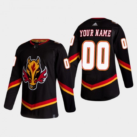 Calgary Flames Custom 2020-21 Reverse Retro Authentic Shirt - Mannen